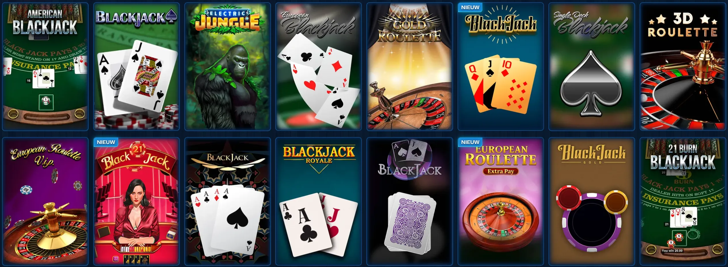 Tafelspellen in Casino Betenza Casino